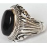 Iran Islam Shia Natural Onyx Agate Aqeeq Aqiq Akeek Sterling Silver 925 Ring