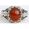 Iran Islam Shia Natural Agate Aqeeq Akeek Aqiq Sterling Silver 925 Ring