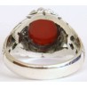 Iran Islam Shia Natural Agate Aqeeq Akeek Aqiq Sterling Silver 925 Ring