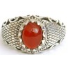Iran Islam Shia Natural Agate Aqeeq Akeek Aqiq Sterling Silver 925 Ring