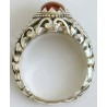 Iran Islam Shia Natural Agate Aqeeq Akeek Aqiq Sterling Silver 925 Ring