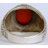 Iran Islam Shia Natural Agate Aqeeq Akeek Aqiq Sterling Silver 925 Ring