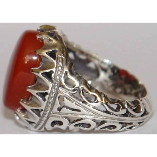 Iran Islam Shia Natural Agate Aqeeq Akeek Aqiq Sterling Silver 925 Ring Iran Islam Shia Natural Agate Aqeeq Akeek Aqiq Sterling Silver 925 Ring