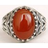 Iran Islam Shia Natural Agate Aqeeq Akeek Aqiq Sterling Silver 925 Ring