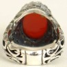 Iran Islam Shia Natural Agate Aqeeq Akeek Aqiq Sterling Silver 925 Ring