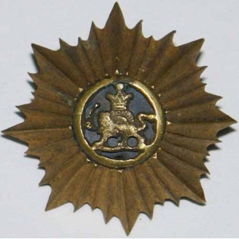 Iran Persia Shah Pahlavi Military Army Uniform Lion & Sun ( Shiro Khorshid ) Taj Crown Shoulder Rank Button