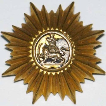 Iran Persia Shah Pahlavi Military Army Uniform Lion & Sun ( Shiro Khorshid ) Taj Crown Shoulder Rank Swedish Button