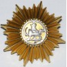 Iran Persia Shah Pahlavi Military Army Uniform Lion & Sun ( Shiro Khorshid ) Taj Crown Shoulder Rank Button