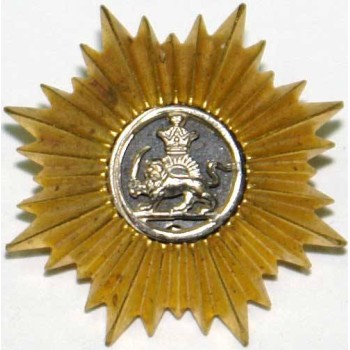Iran Persia Shah Pahlavi Military Army Uniform Lion & Sun ( Shiro Khorshid ) Taj Crown Shoulder Rank Swedish Button