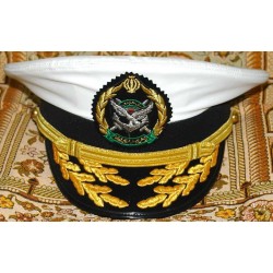 Iran Current Military Navy Admirals Visor Cap Hat