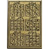 Iran Persian Mysterious Sciences Charm Talisman White Magic Brass Plate
