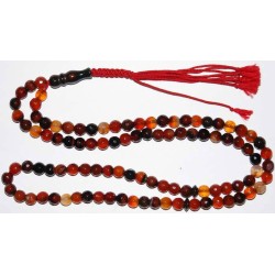 Islam Shia Tasbih Aqeeq Soleymani Misbaha Prayer Beads Subha Rosary Beads