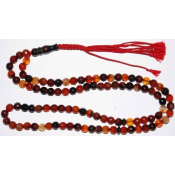 Islam Shia Tasbih Aqeeq Soleymani Misbaha Prayer Beads Subha Rosary Beads
