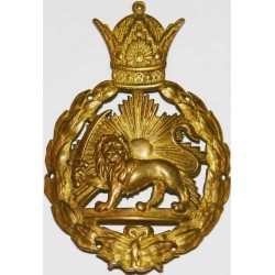 Iran Shah Pahlavi Era Lion & Sun ( Shiro Khorshid ) Shahrbani Police Law Enforcement Cap Badge