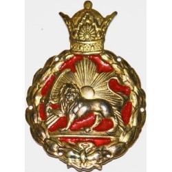 Iran Shah Pahlavi Era Lion & Sun ( Shiro Khorshid ) Shahrbani Police Law Enforcement Cap Badge