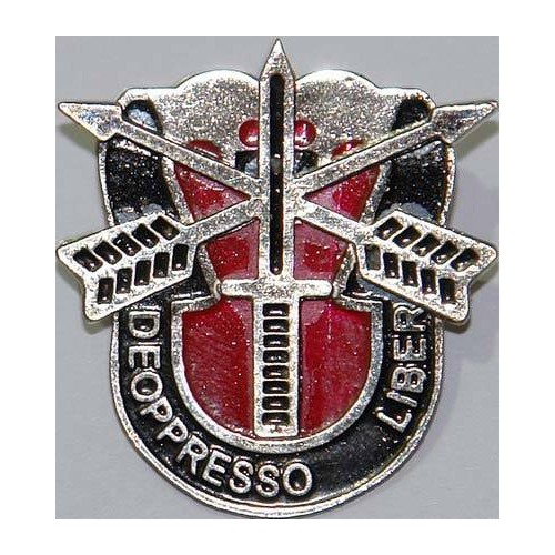 Iran 65th Airborne Special Forces Brigade De oppresso liber Pin Badge