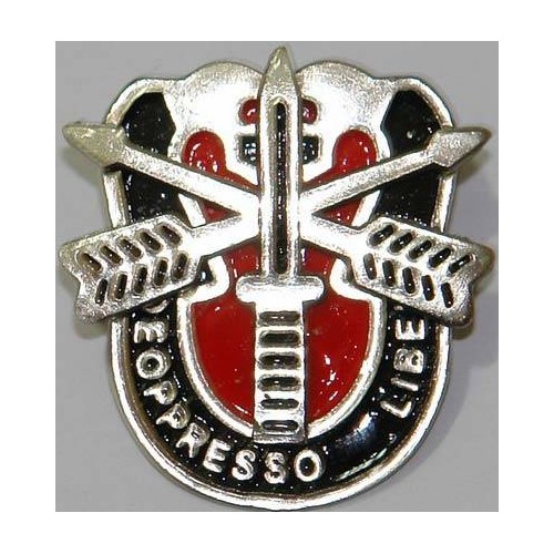Iran 65th Airborne Special Forces Brigade De oppresso liber Pin Badge