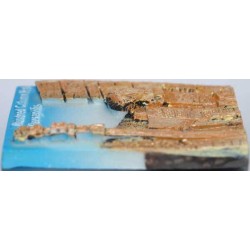 Iran Persepolis Takht-e Jamshid Relief of Sad Sotoon Hundred-Column Hall Hand-Painted 3D Polyresin Fridge Magnet