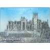 Iran Persepolis Takht-e Jamshid Relief of Tachara Château ( Palace of Darius the Great ) Hand-Painted 3D Polyresin Fridge Magnet