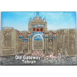 Iran Relief of Tehran Old Gateway Hand-Painted 3D Polyresin Fridge Magnet