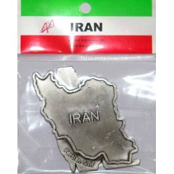 Iran Map 3D Metal Fridge Magnet