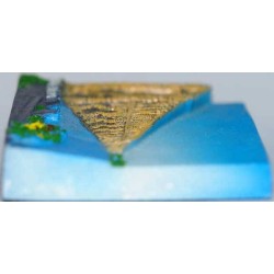 Iran Isfahan Relief of Sio-Se Pol Hand-Painted 3D Polyresin Fridge Magnet