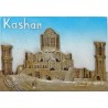 Iran Kashan Relief of  Borujerdi House Hand-Painted 3D Polyresin Fridge Magnet