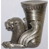 Iran Achaemenid Rhyton (Drinking Vessel) in the Shape of a Seated Lion-Monster from Hamadan 3D Metal Fridge Magnet