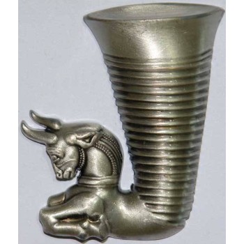 Iran Achaemenid Rhyton (Drinking Vessel) in the Shape of a Seated Bull 3D Metal Fridge Magnet