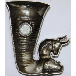 Iran Achaemenid Rhyton (Drinking Vessel) in the Shape of a Seated Bull 3D Metal Fridge Magnet