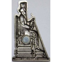 Iran Persepolis Takht-e Jamshid Achaemenid Darius the Great on Throne 3D Metal Fridge Magnet