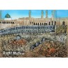 Islam Shia Medina Relief of Imams of Baqi Hand-Painted 3D Polyresin Fridge Magnet