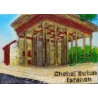 Iran Isfahan Relief of Chehel Sotoon Hand-Painted 3D Polyresin Fridge Magnet