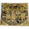 Iran Islam Persian Geomancy ‛ilm al-raml "science of the sand" Charm Talisman Magic Brass Plate + 2 x 4x4 side Dice (Tas)