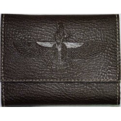 Iran Persia Zoroastrian Farvahar Wing on Men's Wallet