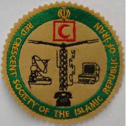 Iranian Red Crescent Society Embroidered Patch