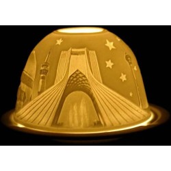 Iran Azadi Tower, Imam Reza Shrine, Hafeziyeh, Cyrus Tomb & Milad Tower Sightseeing Decorative Candle Holder