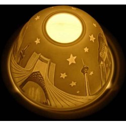 Iran Azadi Tower, Imam Reza Shrine, Hafeziyeh, Cyrus Tomb & Milad Tower Sightseeing Decorative Candle Holder