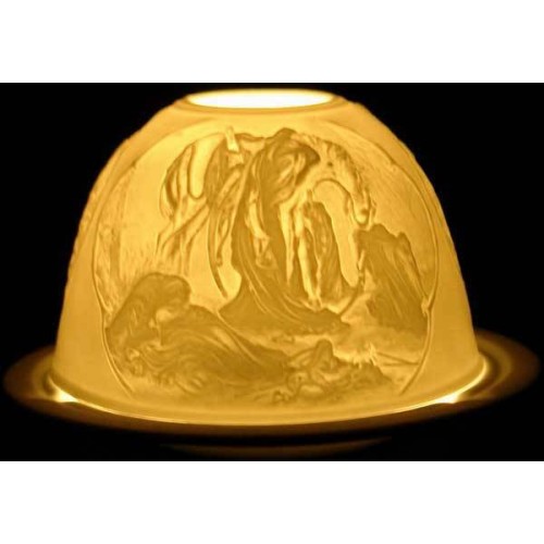 Islam Shia 3 Pictures of Ghadir Khom, Ashura Afternoon & Hazrat Abul-Fazl Al-Abbas Decorative Candle Holder