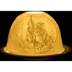 Islam Shia 3 Pictures of Ghadir Khom, Ashura Afternoon & Hazrat Abul-Fazl Al-Abbas Decorative Candle Holder