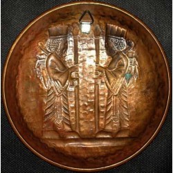 Iran Persepolis Takht-e Jamshid Relief of Achaemenid Soldiers 3D Wall Hanging Metal Plate