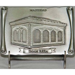 Iran Mashhad Relief of Imam Reza Holy Shrine 3D Decorative Metal Desk Plate & Wall Hanging