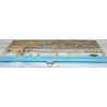 Islam Shia Medina Relief of Imams of Baqi Hand-Painted 3D Polyresin Picture on Table