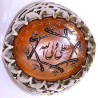 Iran Islam Shia Imam ALI WALI ALLAH with ALI Name around as frame Carved on Natural Agate Aqeeq Aqiq Sterling Silver 925 Ring