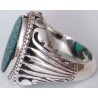 Iran Islam Shia Allah & 14 Masoomeen Natural Chrysoprase Green Agate Aqeeq Aqiq Akik Sterling Silver 925 Ring