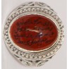 Iran Islam Quranic Ayat WA MAN YATTAQELLAH Dua'a for Sufficient Sustenance Engraved on Agate Aqeeq Sterling Silver 925 Ring