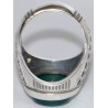 Islam Imam Ali Dua Komayl God's Name is A Remedy & His Remembrance is A Cure Engraved on Chrysoprase Agate Silver 925 Ring