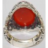 Iran Islam Zikr YA SATTAR Al UYUB O Allah who Conceals Sins Engraved on Natural Agate Sterling Silver 925 Ring