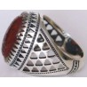 Iran Islam Quranic Ayat WA MAN YATTAQELLAH Dua'a for Sufficient Sustenance Engraved on Agate Aqeeq Sterling Silver 925 Ring