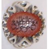 Iran Islam Shia Prophet Hadeeth Imam "Ali stands with Truth & Truth stands with Ali" Engraved on Agate Sterling Silver Ring
